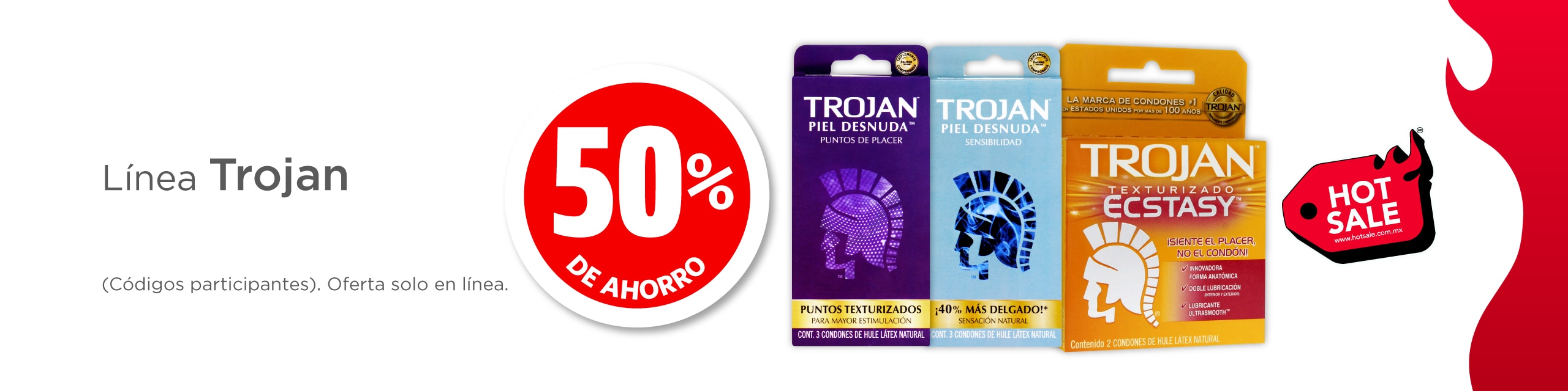 Trojan 50% de ahorro